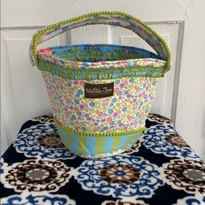 MATILDA JANE REVERSIBLE EASTER BASKET BNWT
